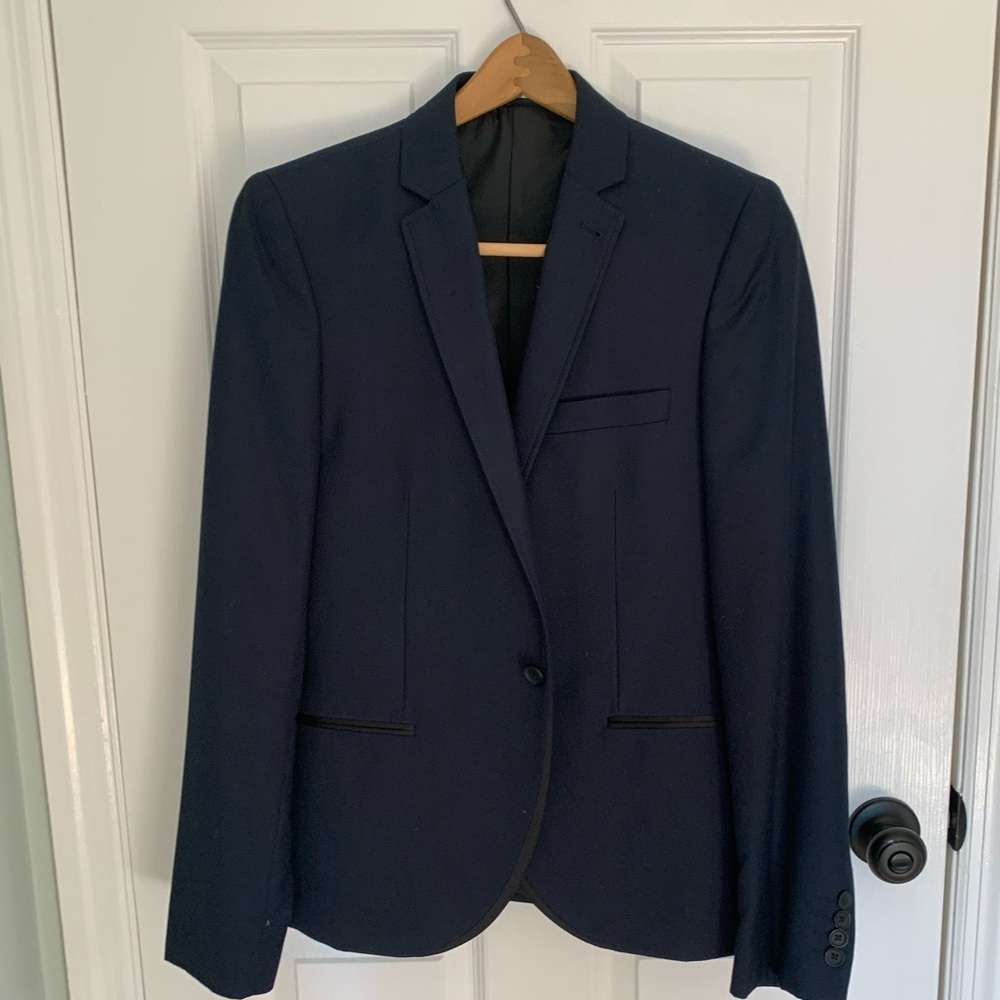 Top Shop Mens navy blazer size UK 36